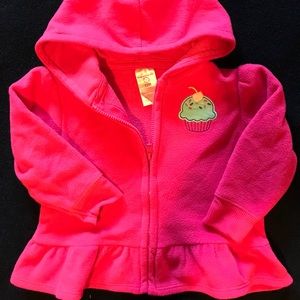 Baby Girls Hot Pink Hoodie